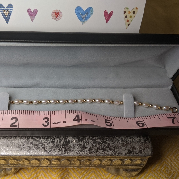 14K Gold & Pearl ❤️ - Picture 2 of 6
